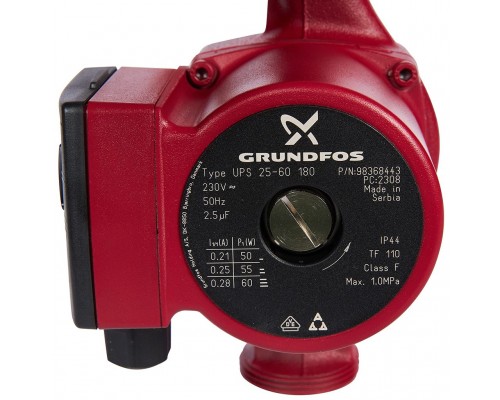 Циркуляционный насос GRUNDFOS UPS 25-60 180
